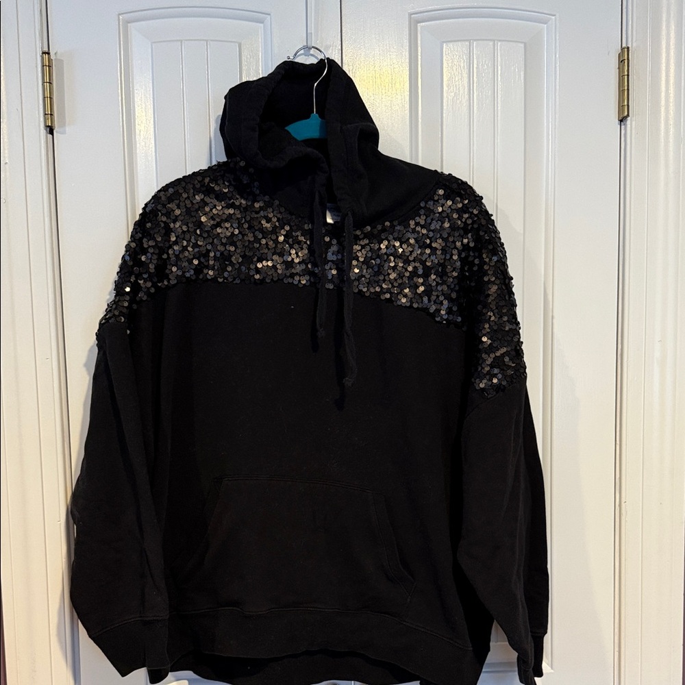 Torrid Super Soft Black Fleece Hoodie